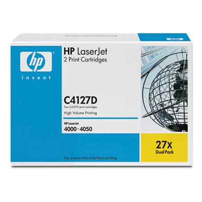 Toner HP C4127D - čierny, dvojbalenie (C4127D)