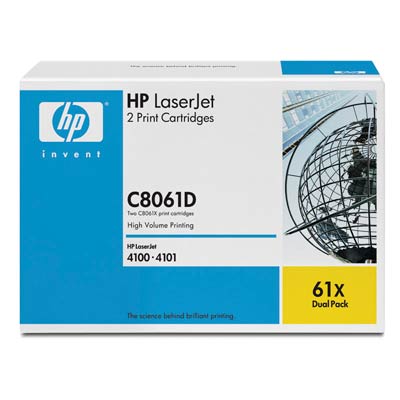 Toner HP C8061D - čierny, dvojbalenie (C8061D)