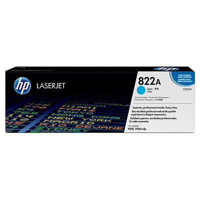 Toner HP 822A - azúrový (C8551A)