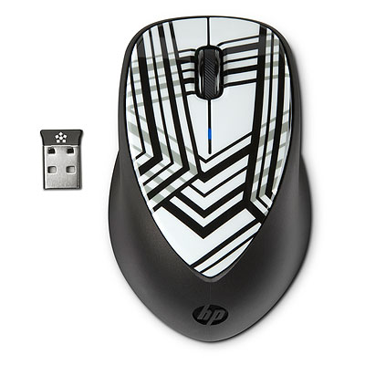 Bezdrôtová myš HP x4000 - zebra fade (H2F41AA)