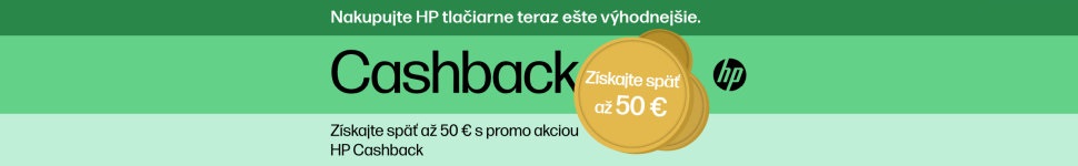 Cashback až 50 € k vybraným HP tlačiarňam