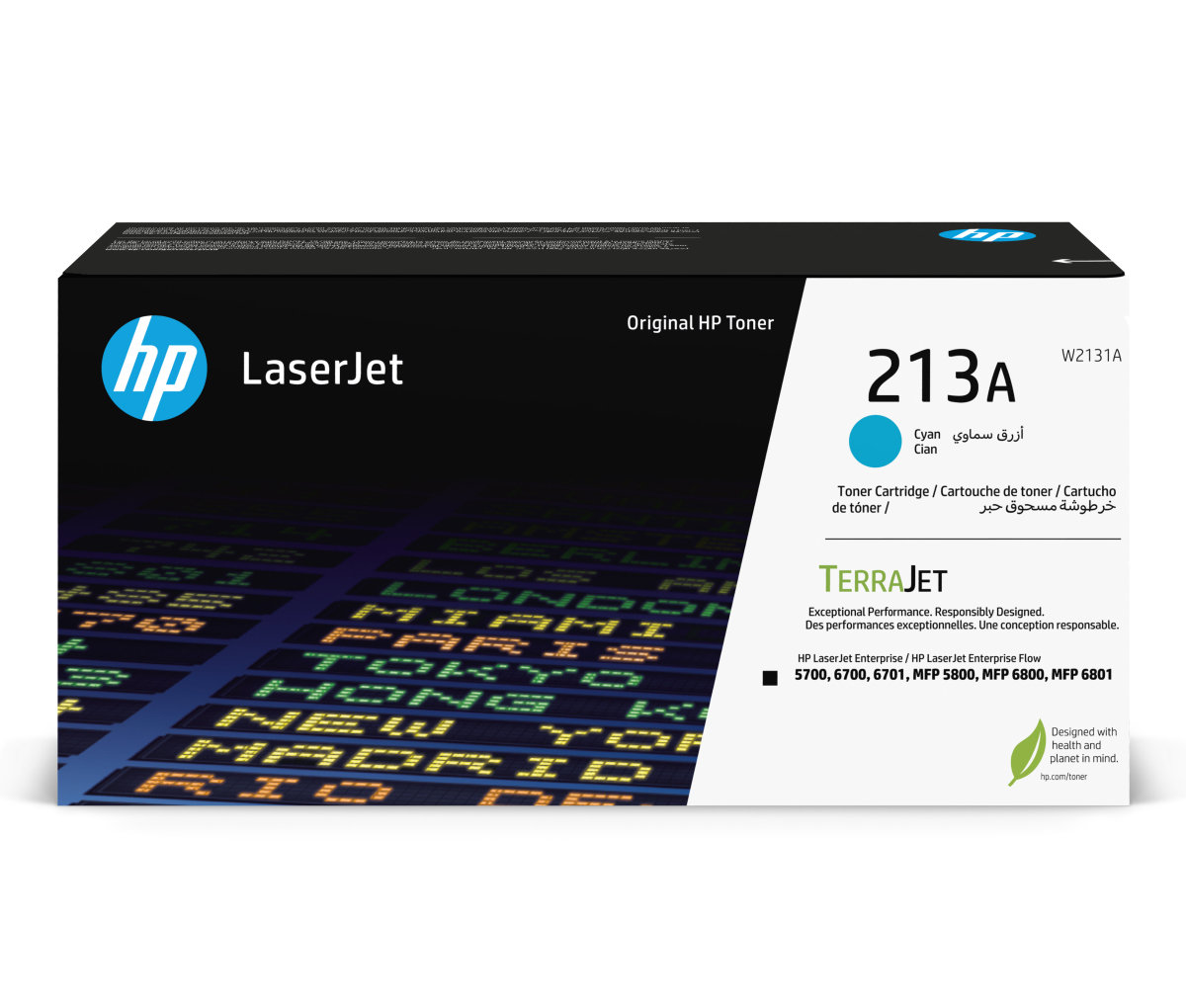 Toner HP 213A - azúrový (W2131A)