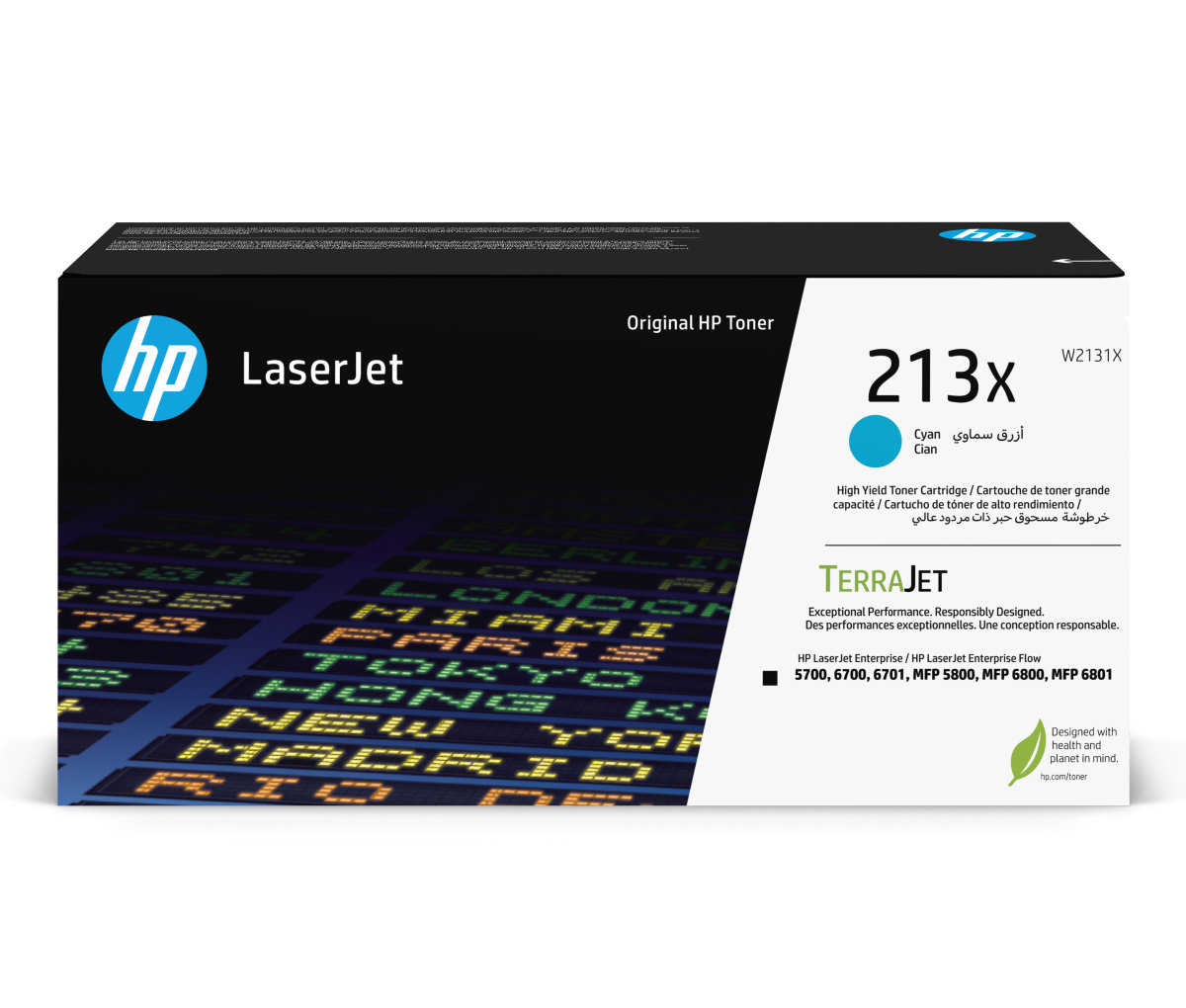 Toner HP 213X - azúrový (W2131X)