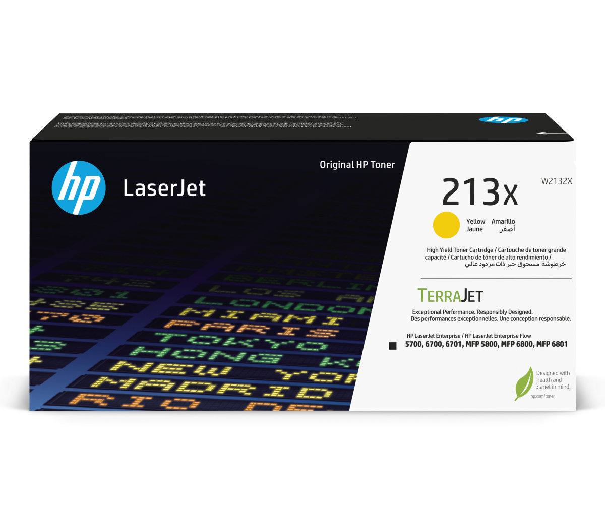 Toner HP 213X - žltý (W2132X)