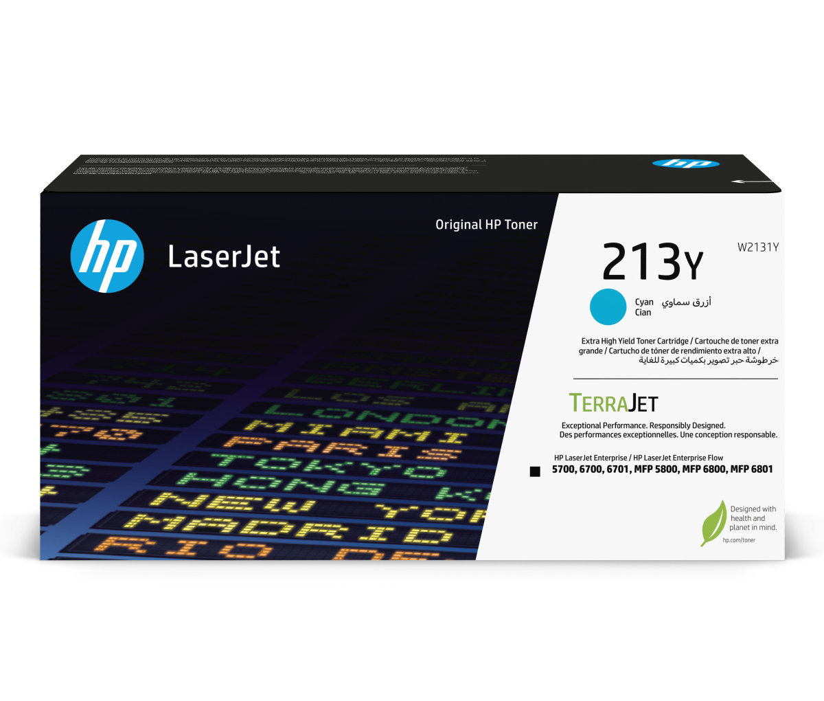 Toner HP 213Y - azúrový (W2131Y)