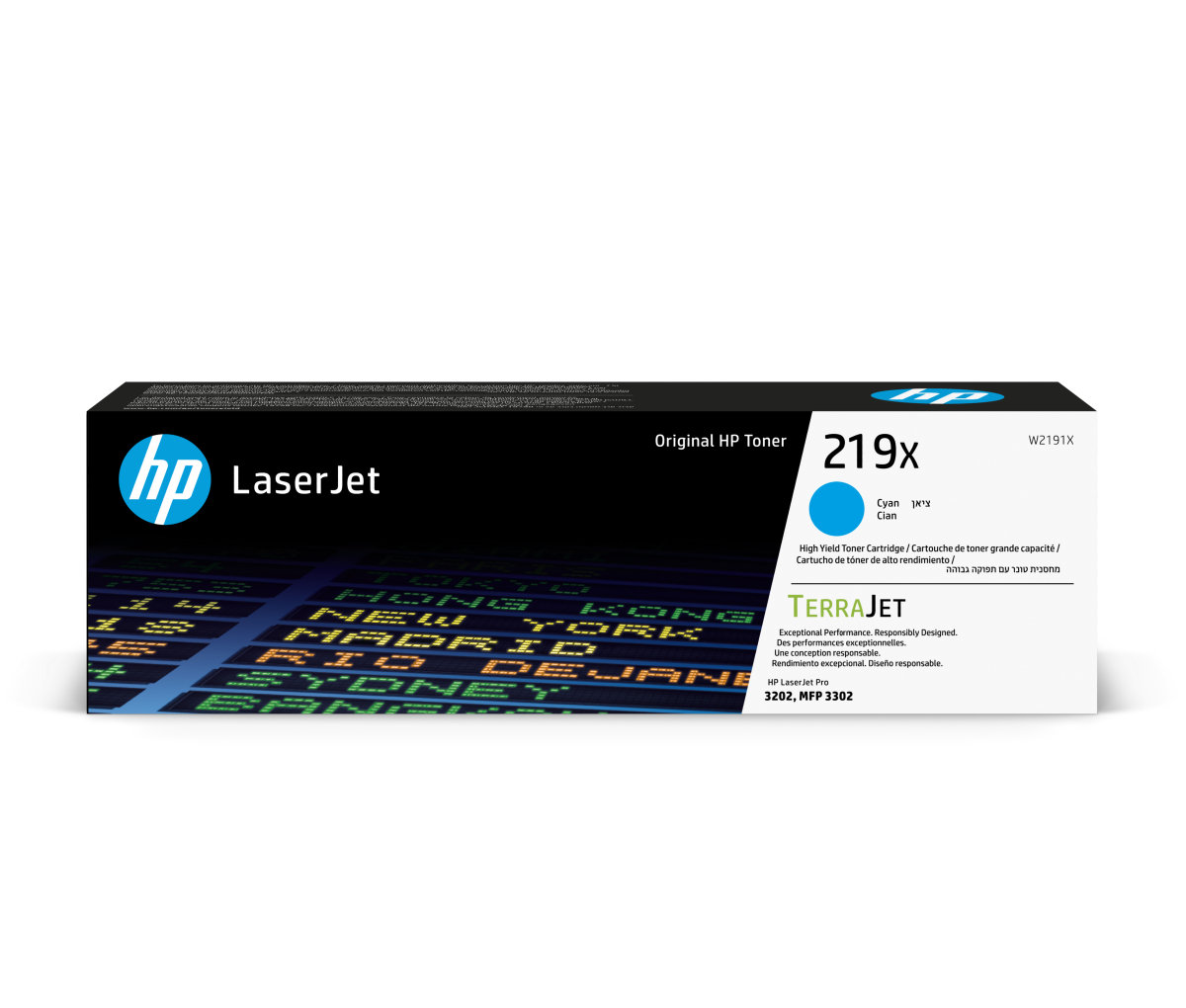 Toner HP 219X - azúrový (W2191X)