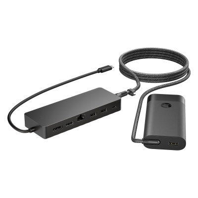 HP Universal USB-C Hub and Laptop Charger Combo (9H0H9AA)