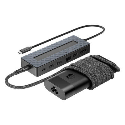 HP Universal USB-C Hub and Laptop Charger Combo (9H0H9AA)