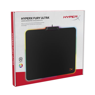 HyperX FURY Ultra - RGB Gaming Mousepad - Hard Surface (4P5R1AA)