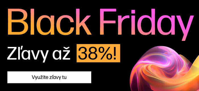 Black Friday zľavy až 38%!